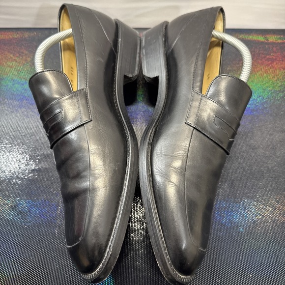 Cole Haan Collection Shoes Men's Size 10.5M Black Loafers C02992 Made In Italy - Picture 4 of 12